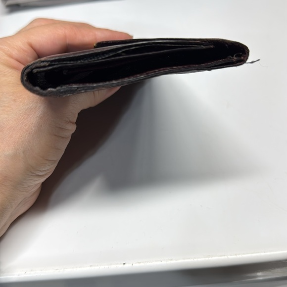 Vintage ultra slim leather wallet - Picture 14 of 16